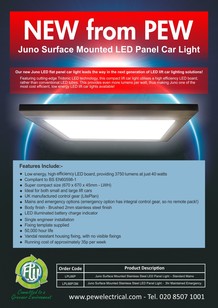 Juno LED Lift Car Light